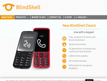 Tablet Screenshot of blindshell.com